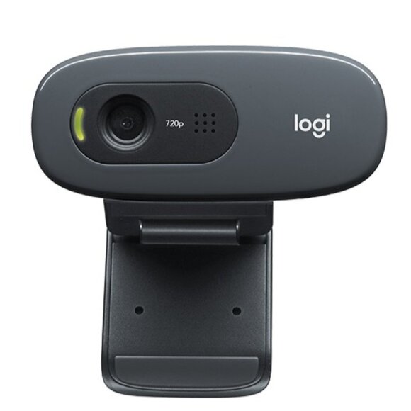 Logitech C270 HD Webcam - 720P - USB 2.0 - Widescreen HD Video Calling V-U0018 - Picture 1 of 6